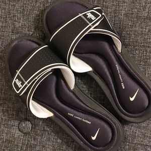 Nike comfort padded "slides"